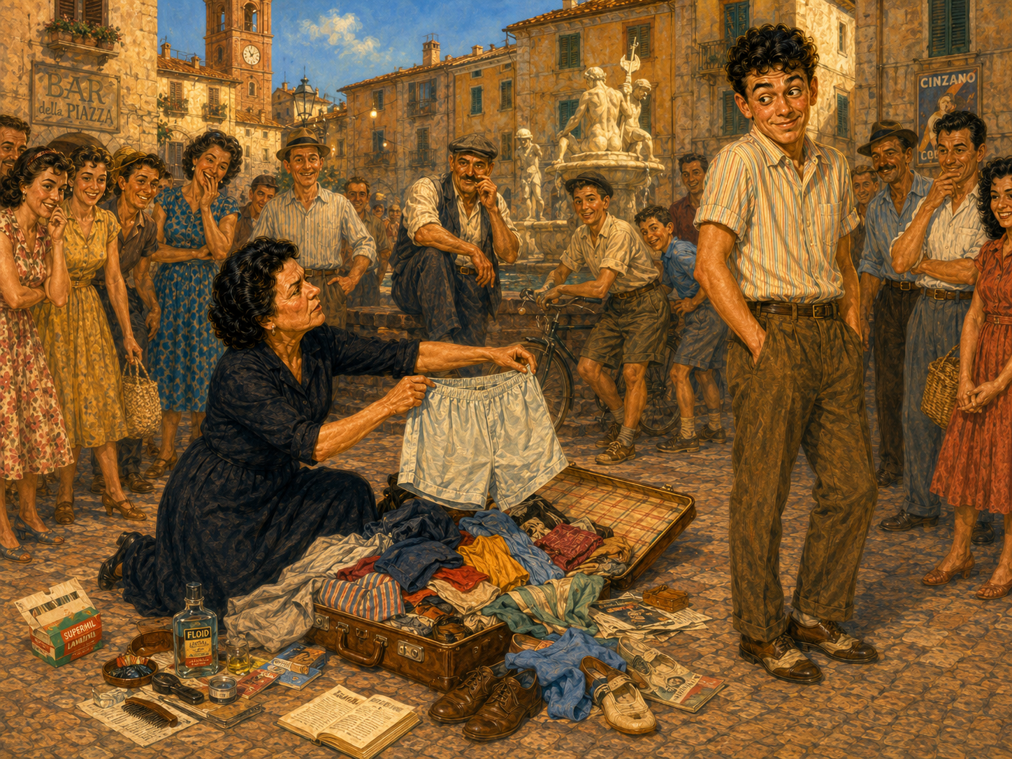 🩳 1958 – Il pantaloncino di nylon scomparso in Piazza del Popolo