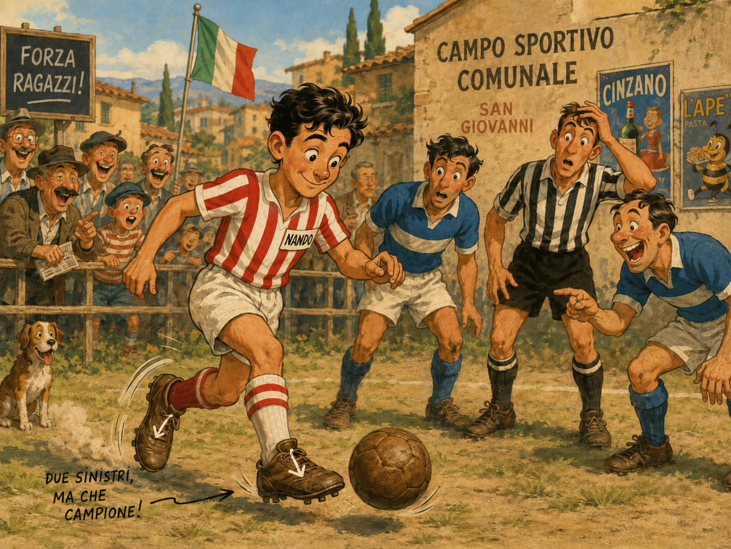 ⚽ 1961 – Nando, il centravanti con due scarpe sinistre
